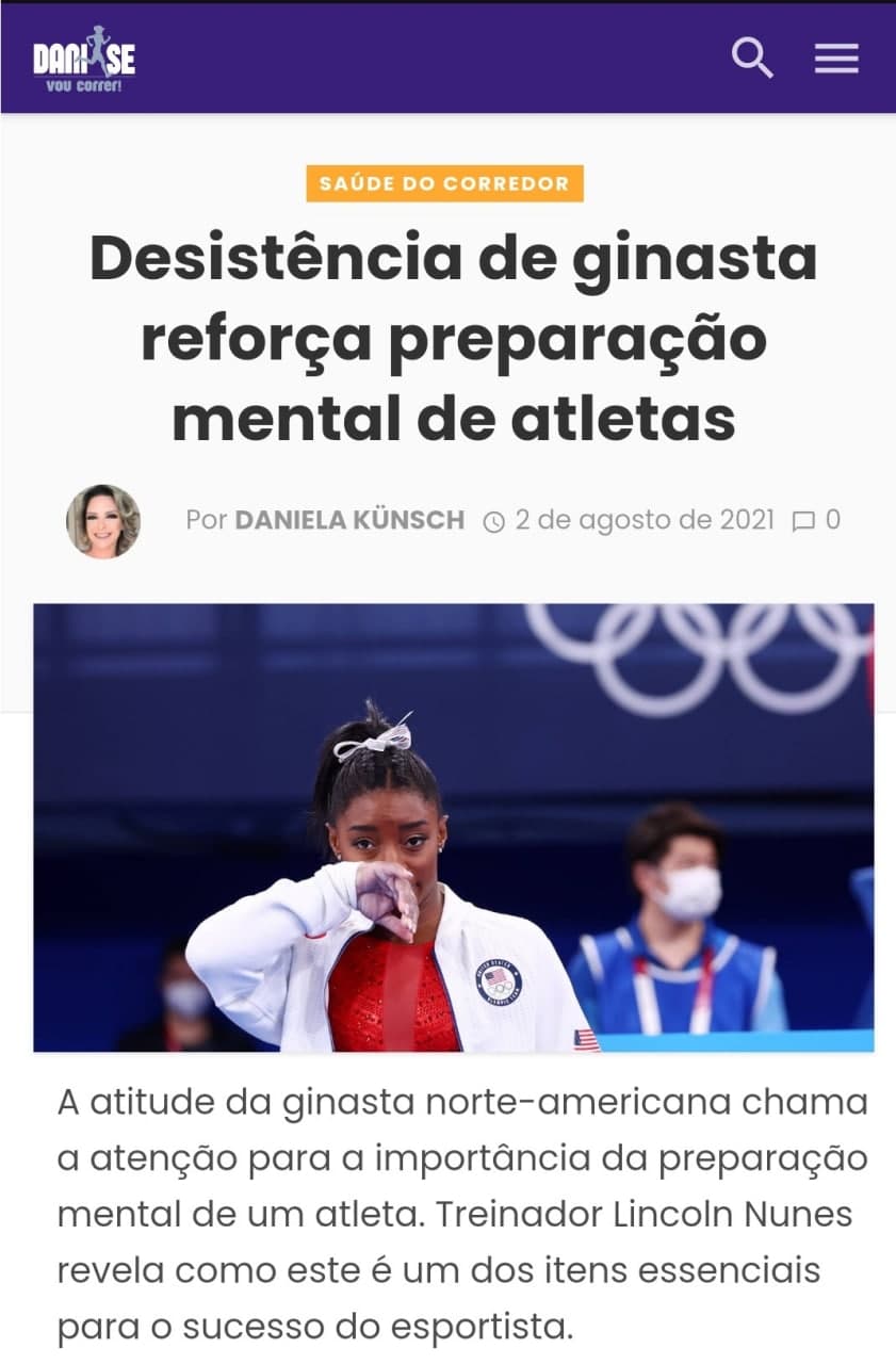 Desistência de ginasta reforça preparação mental de atletas